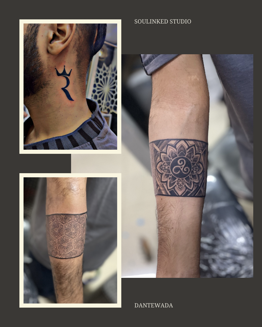 Letter‬ & armband